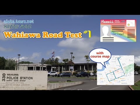 【Wahiawa Drive A Go Go】Road Test Directions in Wahiawa #1