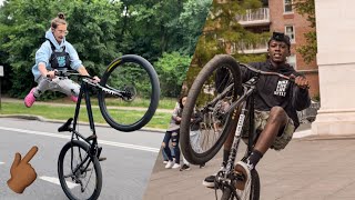*CHEATCODE*  How he does tricks on a BIKE! | LUCKY 6 STB-R & C100 NYC VLOG!