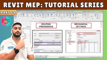 #04 Revit MEP Tutorial: Routing Preferences & Mechanical Settings Explained!