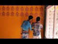 wall#painting#design#stencil work##apply#full #trending# viral#video#