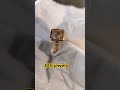 glass setting ring//3gram diamond ring