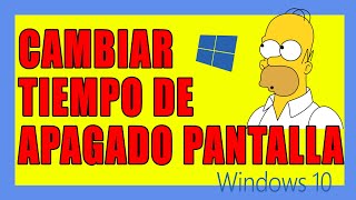 CÓMO cambiar el tiempo apagado/Bloqueo de la pantalla en WINDOWS 10