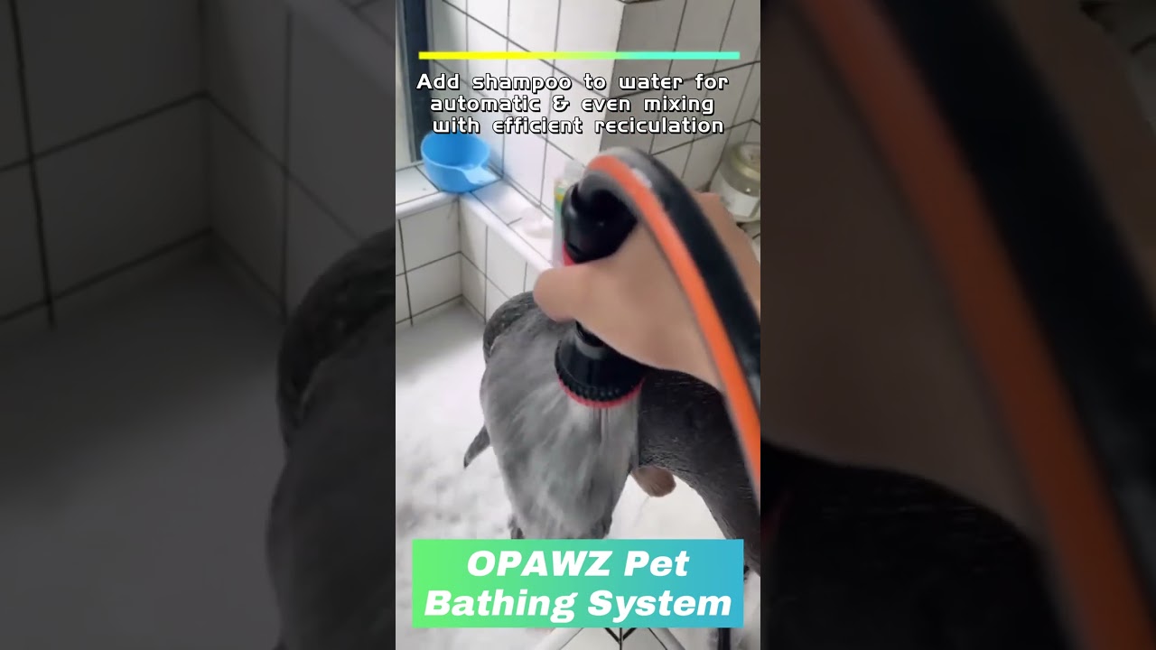 Experience the difference with OPAWZ Pet Bathing System! 