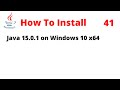 How to Install JDK 15.0.1 on Windows 10 x64