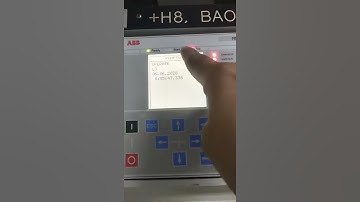 How to reset ABB REF 615 Relay Alarm??