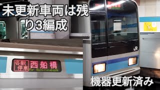 【E231系800番台K4編成が機器更新を終えて運用復帰！】モーター音が変わりました!