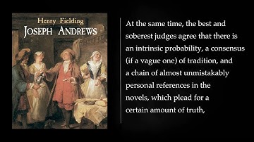 JOSEPH ANDREWS - Volume 1. by HENRY FIELDING. Audiobook, full length