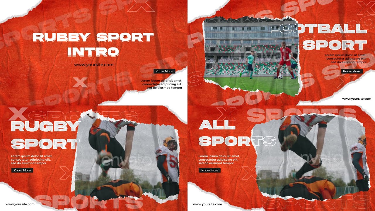 Extreme Sports Intro After Effects Templates | Sports Training, Gym ...