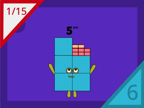 Numberblocks Band Fifteenths 6 (NBTF 40.5)
