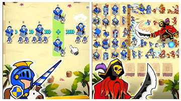 Save The Kingdom: Merge Towers - Gameplay All Levels Android, iOS