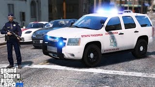 GTA 5 LSPDFR Police Mod 304| Louisiana State Police| State Trooper/Highway Patrol| Chasing A Bentley