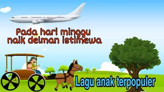 ride a delman popular Indonesian children's song (no copyright) #naikkuda #naikdelman #laguanak