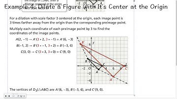 Geometry 7-1: Dilations