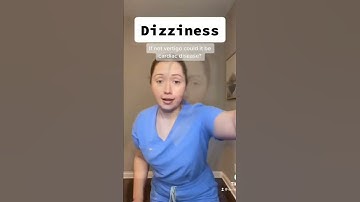 Did you know that dizziness can also be a sign of cardiovascular disease?