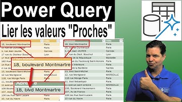 Recherche approchante avec Power Query