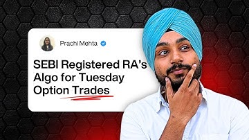 DeltaTheta Pulse Algo by SEBI RA Prachi Mehta | Backtest, Forward Test & AlgoTrade || RA Algos