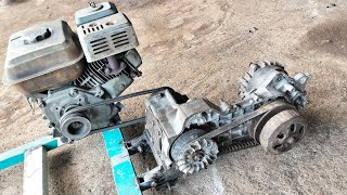 COMBINES A KYMCO CVT WITH A DRIVE ENGINE