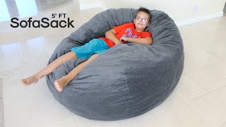 SofaSack  5' ft Memory Foam  Bean Bag