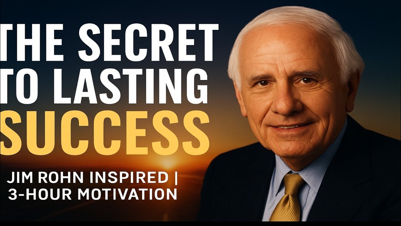 The Secret to Lasting Success | Jim Rohn Inspired Motivational Speech ...