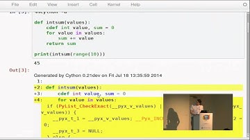 The Cython Compiler for Python