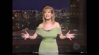 Kathie Lee Gifford subs for Letterman Opening monlogue and original song Part 1