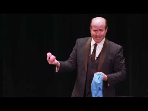 Stuart MacDonald's sleight of hand performing the multiplying balls.