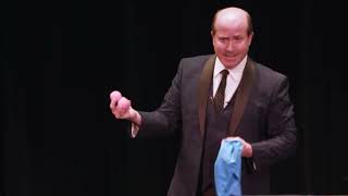 Celebrity Stuart MacDonald's sleight of hand performing the multiplying balls. Wealth