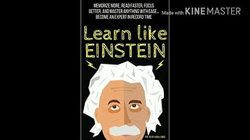 1. Learn like Einstein by Peter Hollins "Introduction"
