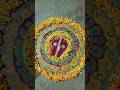 Rangoli designs made for flowers and colours on diwali 🪔🎇 #youtubeshorts #ytvideo #viralvideo