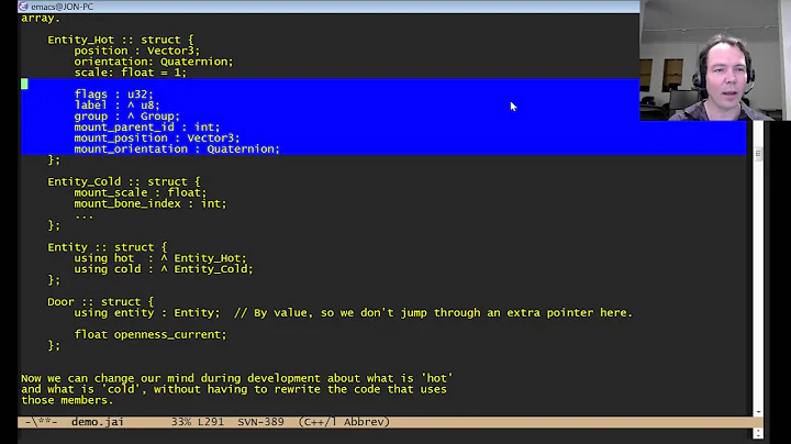 Data-Oriented Demo: SOA, composition