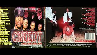 Brotha Lynch Hung (7. Never Road With Me - w/ C.O.S.)(2001 CD Greedy : Black Market Records X-Raided