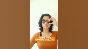 5 steps of the Pomodoro Technique.