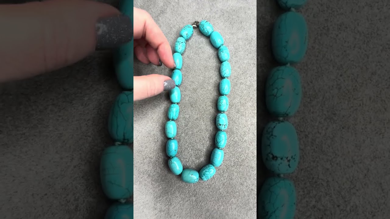 #13 Переделка старых бус из бирюзового говлита стала для меня сюрпризом)