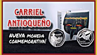 NUEVA! Moneda conmemorativa del Guarniel – Carriel antioqueño 🪙🇨🇴