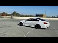BMW M4 doing donuts