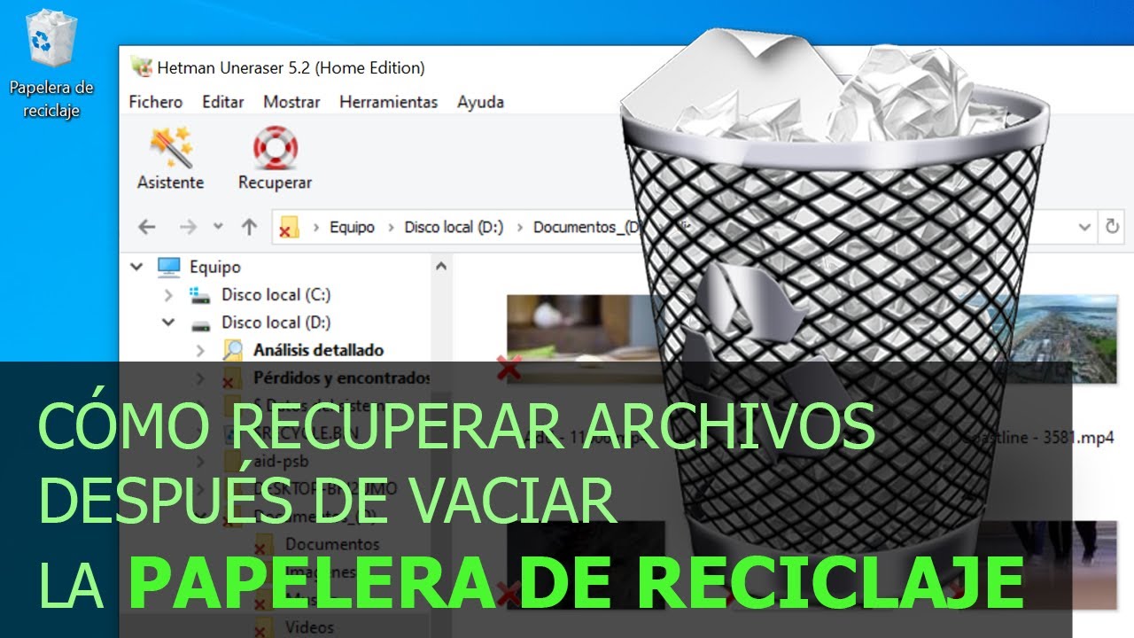 Recuperar archivos eliminados definitivamente de drive