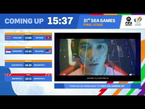 LIVE   eSport SEA GAMES 31   Chung kết FIFA Online – VIETNAM 2022