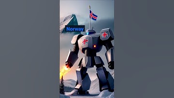 Asking Ai To Create A Military Robot For Every Country #ai #aiart #robot #mech