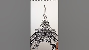 Eiffel Tower #drawing #art #painting #sketch #pencildrawing