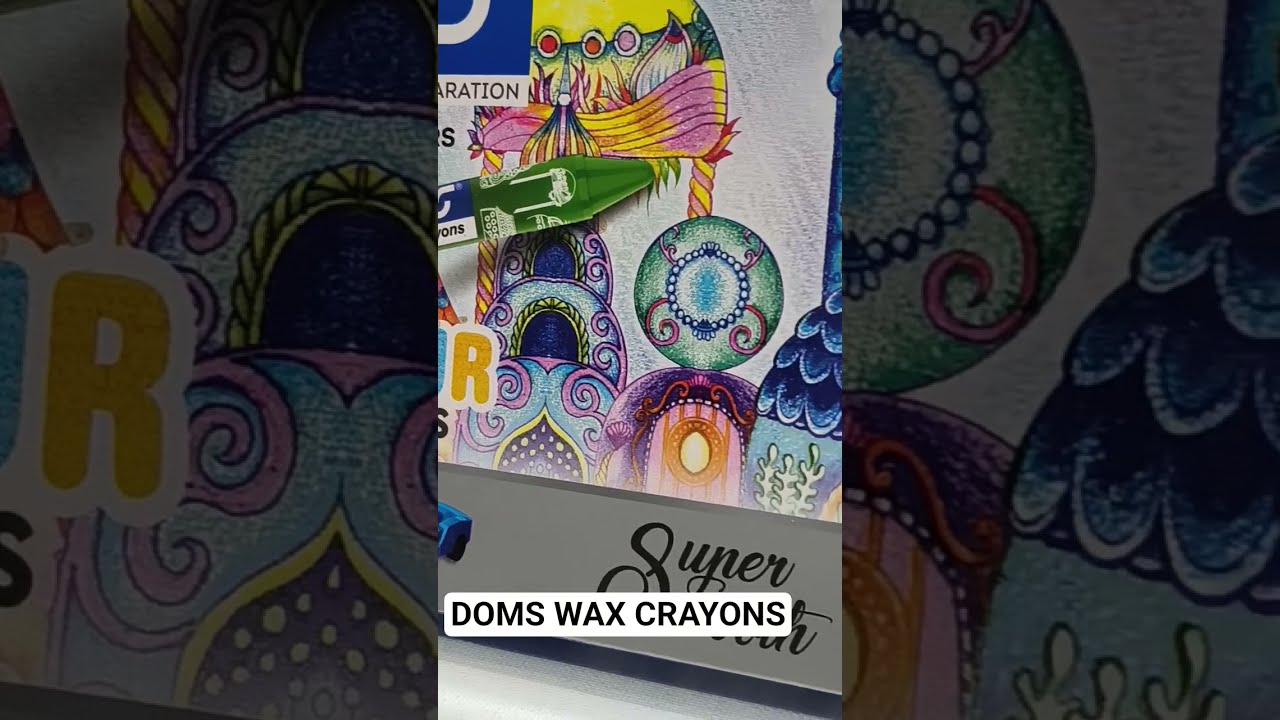 DOMS WAX CRAYONS 24 SET Shorts Video Youtube Short Viral