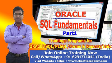 Oracle SQL Fundamentals | SQL Complete Tutorial | SQL Crash Course