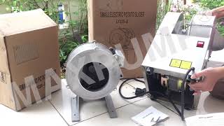 MAXPUMP QPJ-220M Manual Alat Pengiris Makanan MESIN PENGIRIS SAYURAN MANUAL 220MM Alat Pengiris Potato Slicing Kentang Lobak