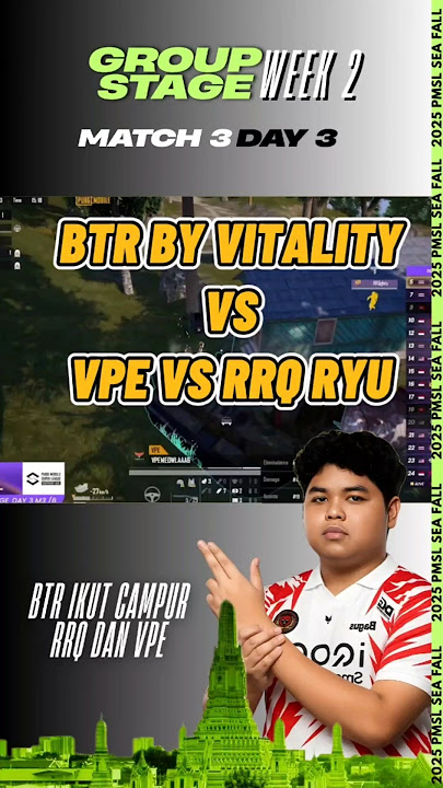 BTR VS RRQ VS VPE #pubgmobile #btr #voin #rrq  #pmslseafall #pmslsea #pmsl #wwcd #micchek