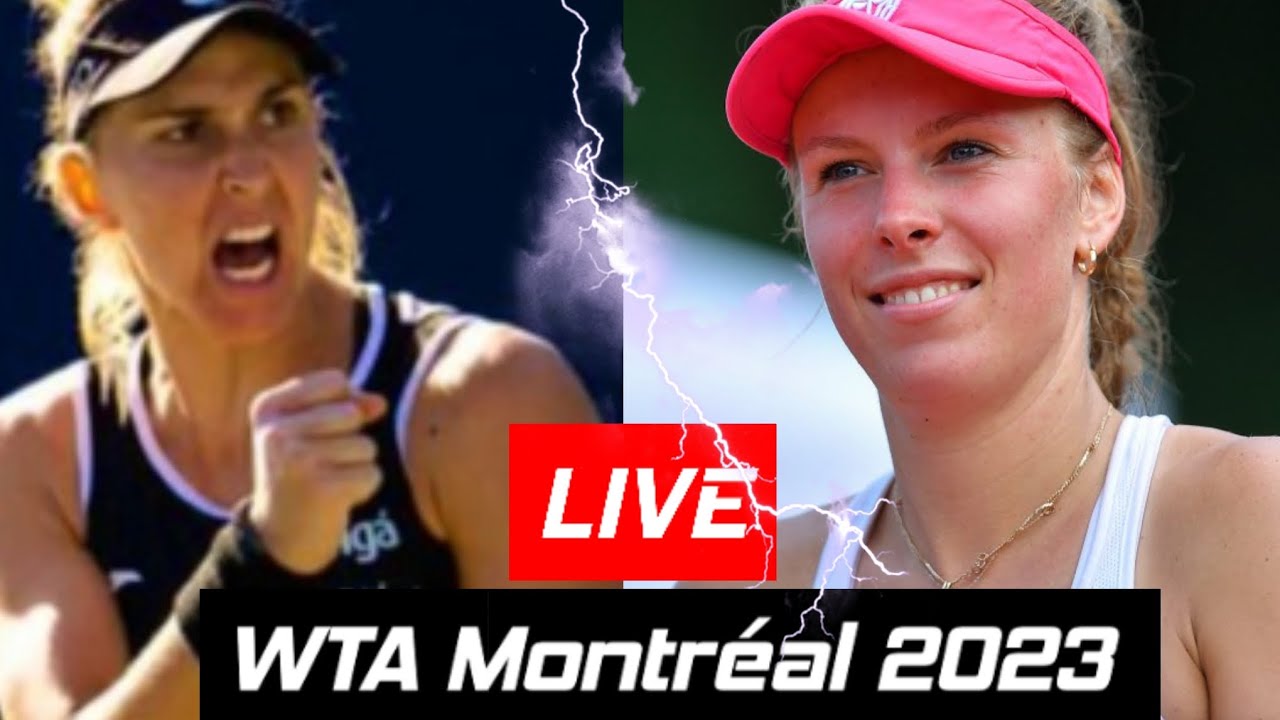 Haddad Maia vs Frech Live Streaming WTA Montréal 2023 Beatriz Haddad Maia vs Magdalena Frech Live