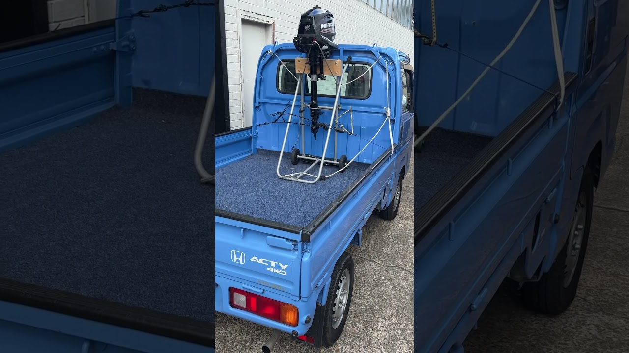 Special delivery, special engines deserve special delivery vehicles #automobile #boat #outboards