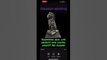 Gaussian splatting - scanning real world objects for digital asset use? Yes please!