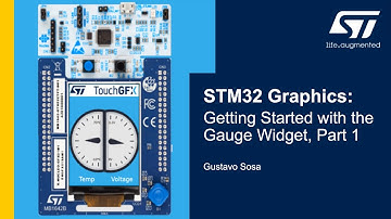 STM32 Graphics:  Getting Started with the Gauge Widget, Part 1