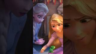 Elsa and Rapunzel in the castle #disney #frozen #rapunzel