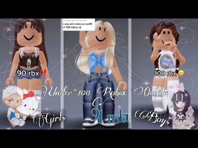 IDEIA DE SKIN NO ROBLOX MENOS DE 100 ROBUX PARA MENINO E MENINA #shorts 