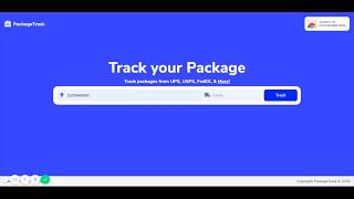 Portfolio#2 PackageTrack | PHP | Codeignitor | EasyPost API | HTML5/CSS3